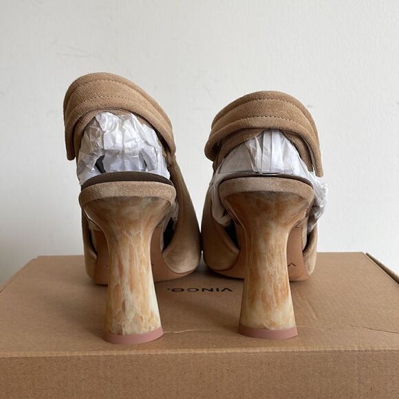 Vince Quest Suede Slingback Graceful Sandal Dune Women Size 9 MSRP$350 - Picture 9 of 13